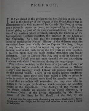 Darwin's Journal During the Voyage of H.M.S. Beagle Round the World. From the corrected and enlarged edition of 1845. Editor: T Bettany