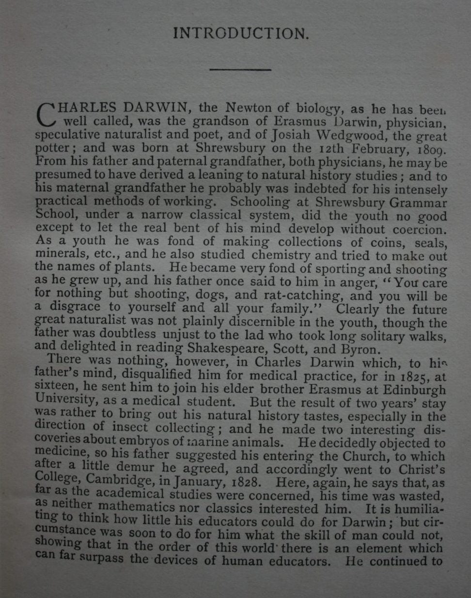 Darwin's Journal During the Voyage of H.M.S. Beagle Round the World. From the corrected and enlarged edition of 1845. Editor: T Bettany