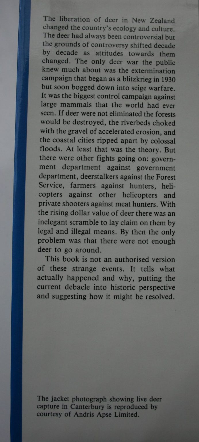 The Deer Wars: The Story of Deer in New Zealand by Graeme Caughley.