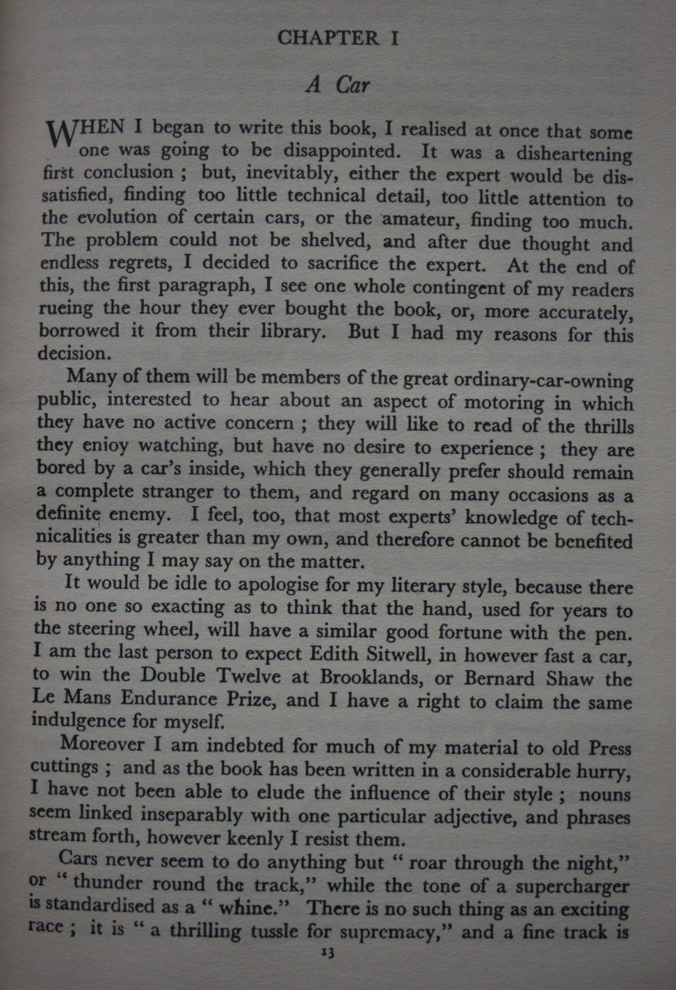 Full Throttle by Sir Henry Birkin.