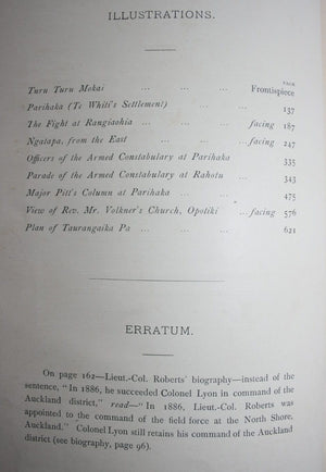 The Defenders of New Zealand And Maori History of the War. 1887