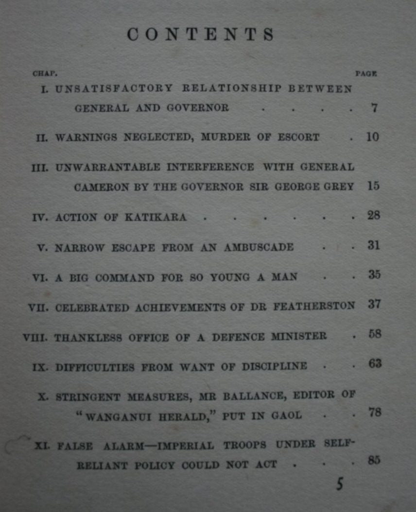 Some Home Truths re Maori War 1863 to 1869 on the West Coast of New Zealand by Lieut.-Col. Edward Gorton SIGNED BY A GORTON