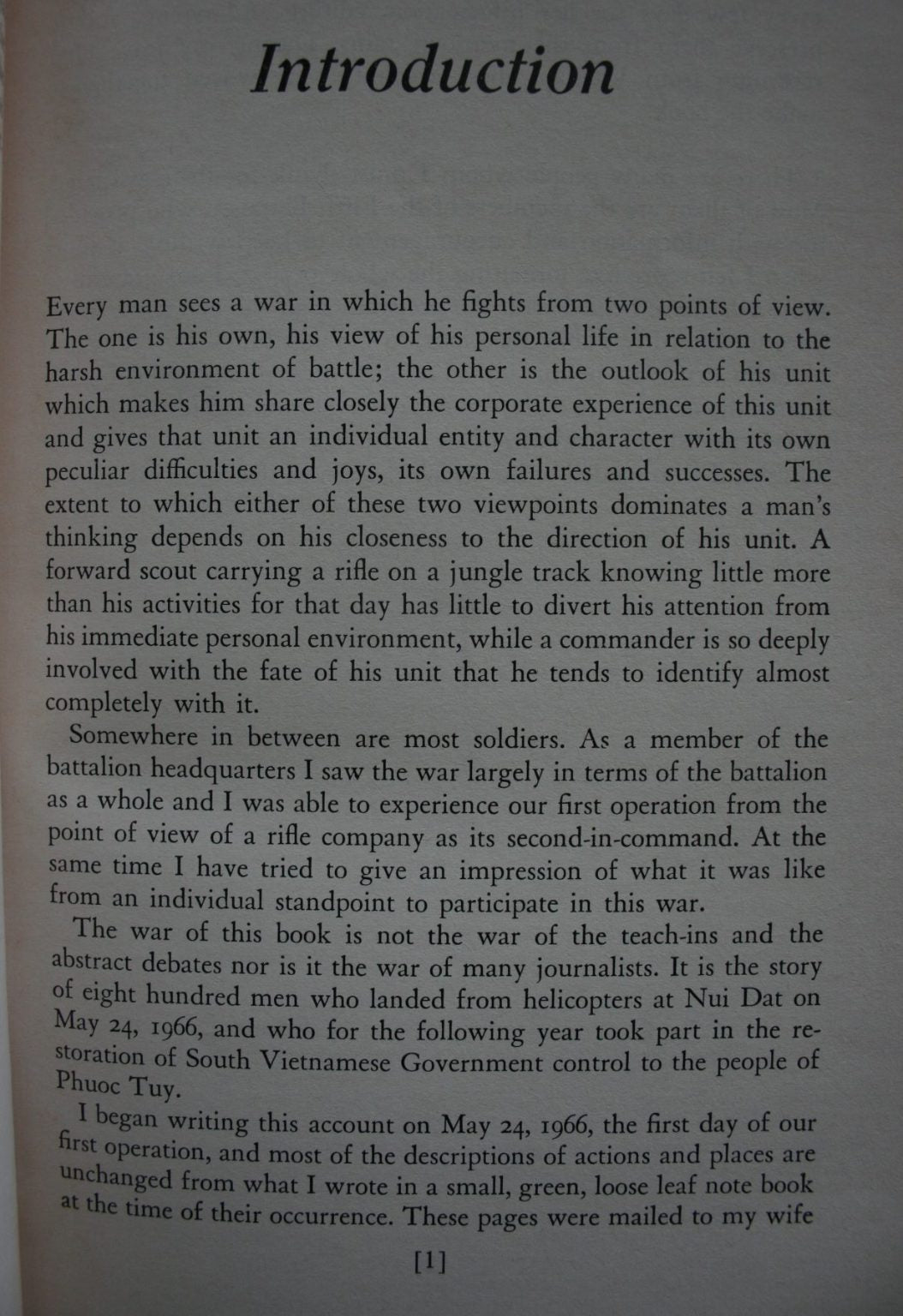 Vietnam Task, The 5th Battalion RAR, 1966/67 by Robert J. O'Neill.