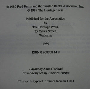 Built on trust a history of the Trustee Banks. By Fred Burns