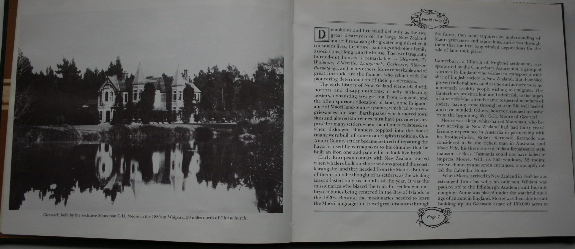 Fire & Decay: The Destruction of the Large New Zealand House by Hodgson, Terence E. R