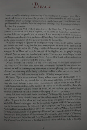 The Summer Ships Being an Account of the First Six Ships Sent Out from England By Canterbury Association in 1850 - 1851: Deluxe Edition by Colin Amodeo (Editor).