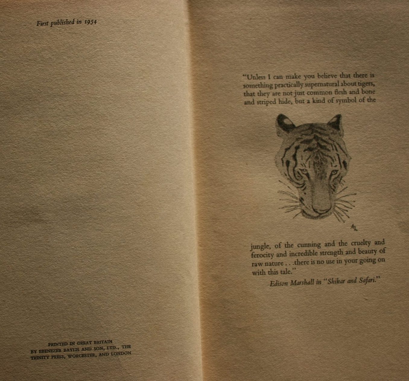 The Tigers of Trengganu by Lt Col A Locke. 1954. First UK Edition.