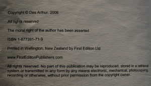 Fiordland An Autobiography by Des Arthur. 2006 , First edition.