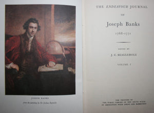 The Endeavour Journal of Joseph Banks 1768-1771 in Two Volumes by J. C. Beaglehole (editor).