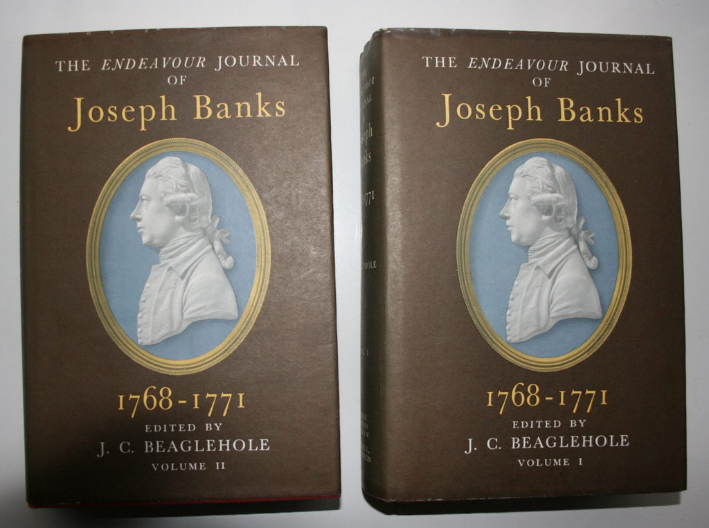 The Endeavour Journal of Joseph Banks 1768-1771 in Two Volumes by J. C. Beaglehole (editor).