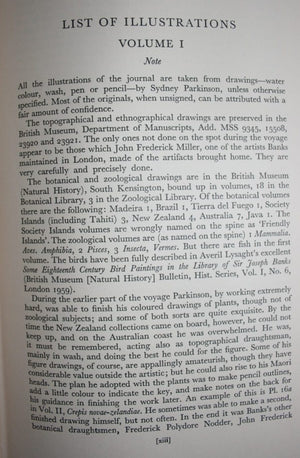 The Endeavour Journal of Joseph Banks 1768-1771 in Two Volumes by J. C. Beaglehole (editor).