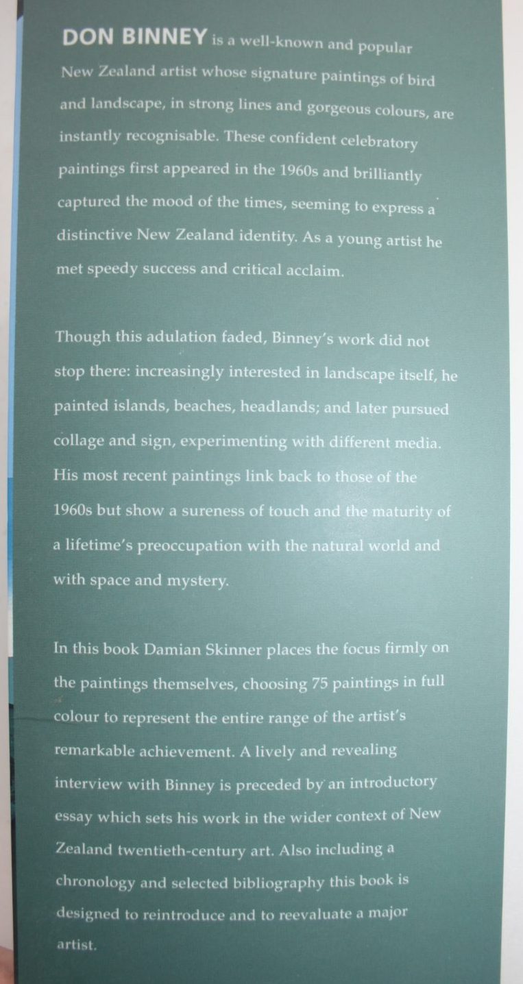 Don Binney Nga Manu/Nga Motu - Birds/Islands By Damian Skinner. VERY SCARCE FIRST EDITION.