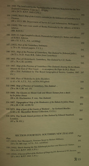 Historic charts & maps of New Zealand, 1642-1875 BY Peter Bromley Maling.