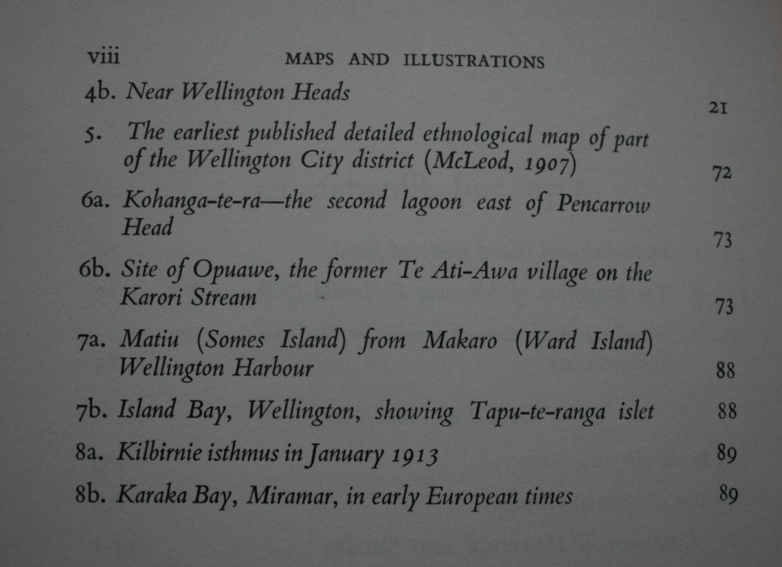 The Great Harbour of Tara: Traditional Maori Place-Names and Sites of Wellington Harbour and Environs. by G. Leslie Adkin.  VERY SCARCE