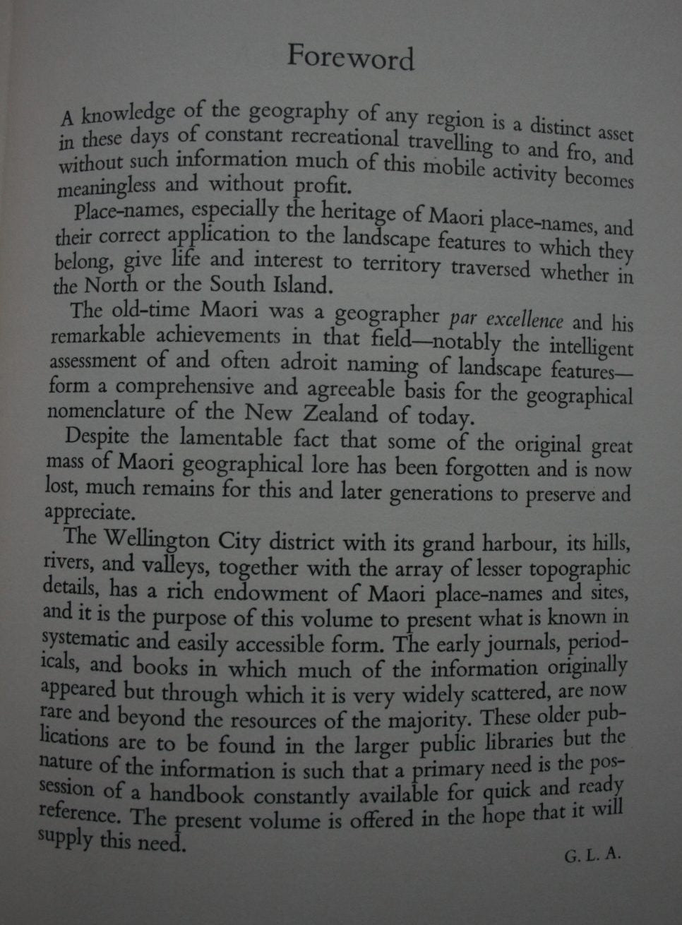 The Great Harbour of Tara: Traditional Maori Place-Names and Sites of Wellington Harbour and Environs. by G. Leslie Adkin.  VERY SCARCE