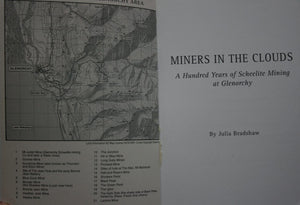 Miners in the Clouds: A Hundred Years of Scheelite Mining at Glenorchy by Julia Bradshaw. SCARCE.