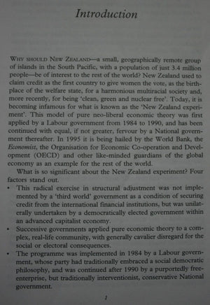 The New Zealand Experiment: A World Model for Structural Adjustment. By  Jane Kelsey