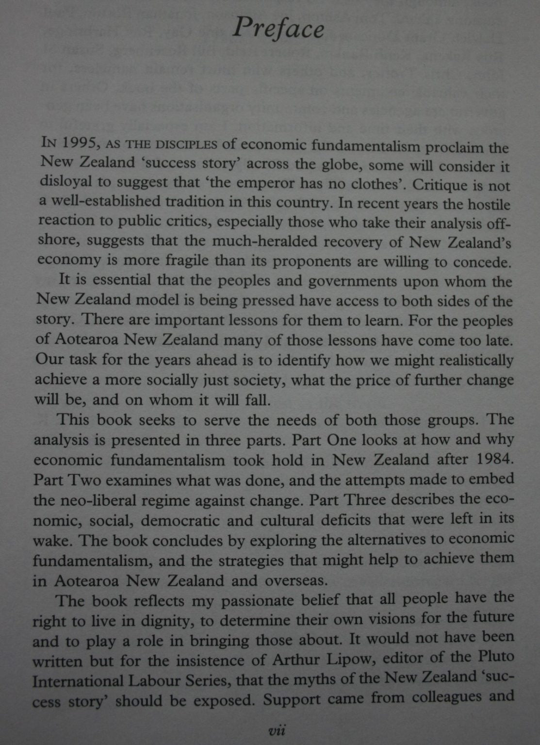 The New Zealand Experiment: A World Model for Structural Adjustment. By  Jane Kelsey