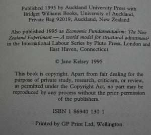 The New Zealand Experiment: A World Model for Structural Adjustment. By  Jane Kelsey