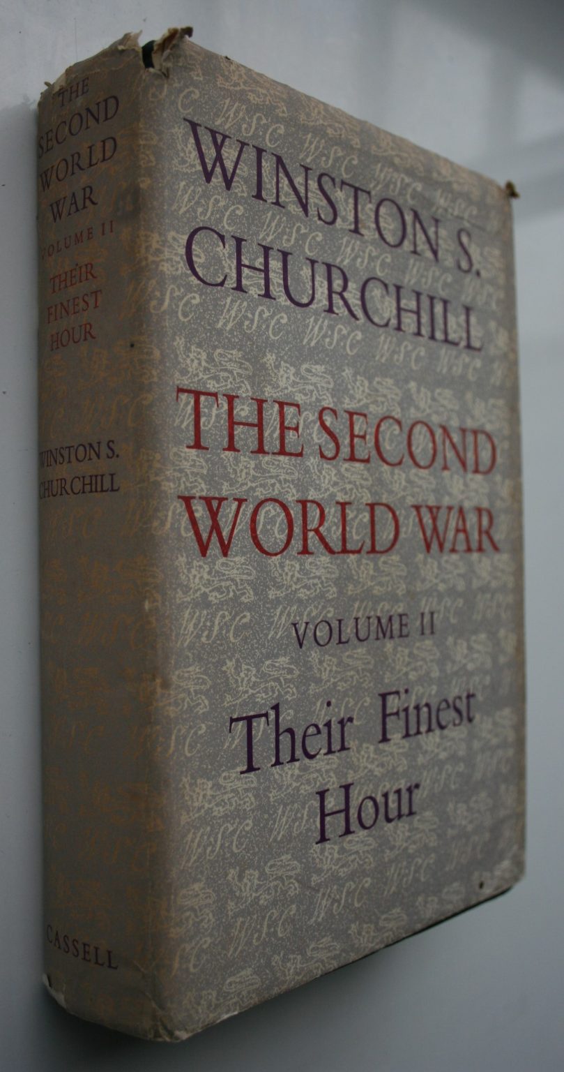 The Second World War Volumes 1 - 6. by Winston S. Churchill. ALL ARE FIRST BRITISH EDITIONS.