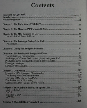 Cyril Kieft and His Racing Cars 1949-1955. The Definitive History. (The Authorised Biography) by Des Hammill &  Brian Jenkins.