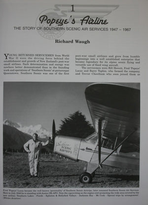 Taking Off Pioneering Small Airlines of New Zealand 1945-1970 by Richard J Waugh.