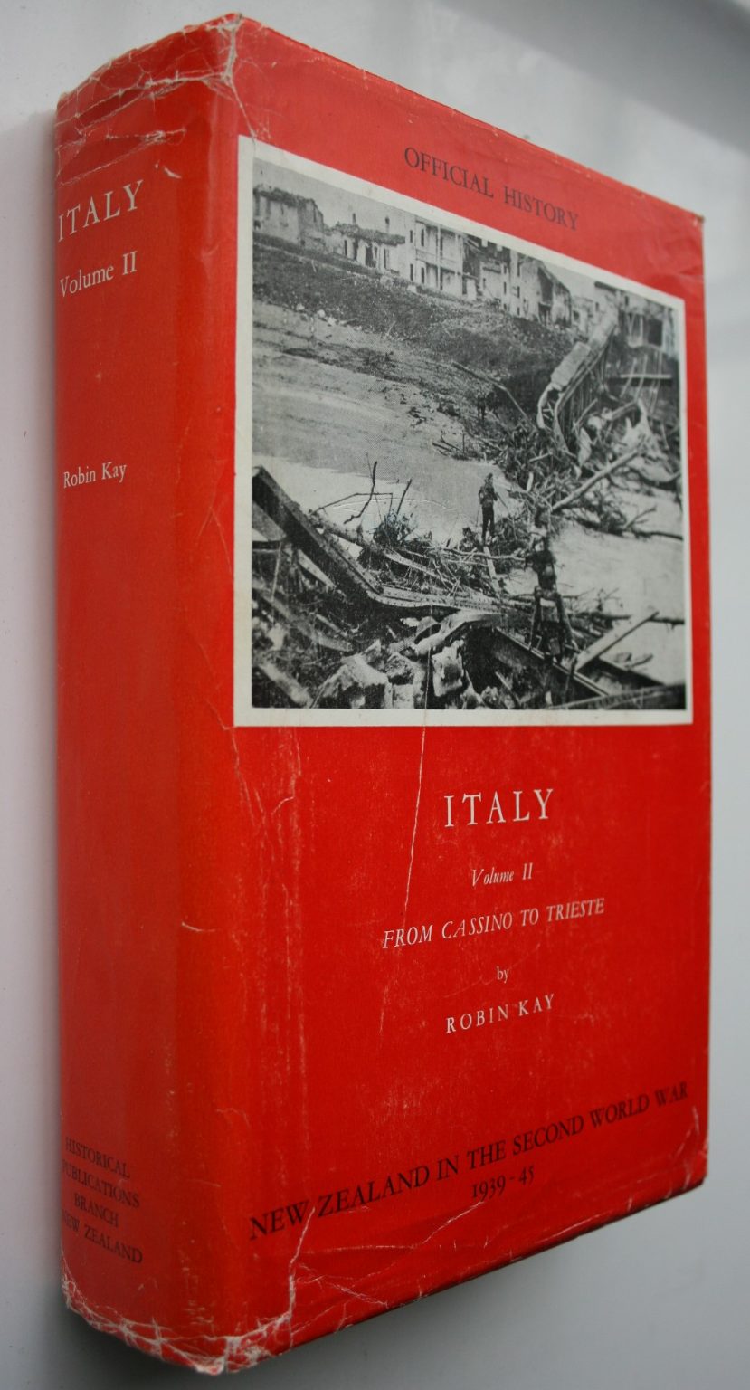 Italy Volume II. From Cassino to Trieste: Official History of New Zealand in the Second World War 1939-45. By W E Murphy.