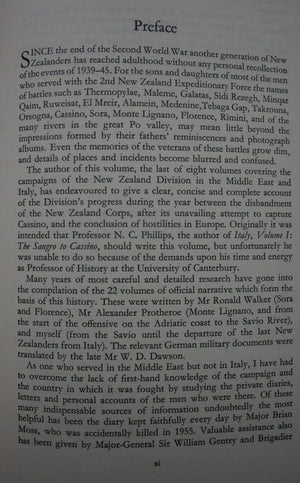 Italy Volume II. From Cassino to Trieste: Official History of New Zealand in the Second World War 1939-45. By W E Murphy.