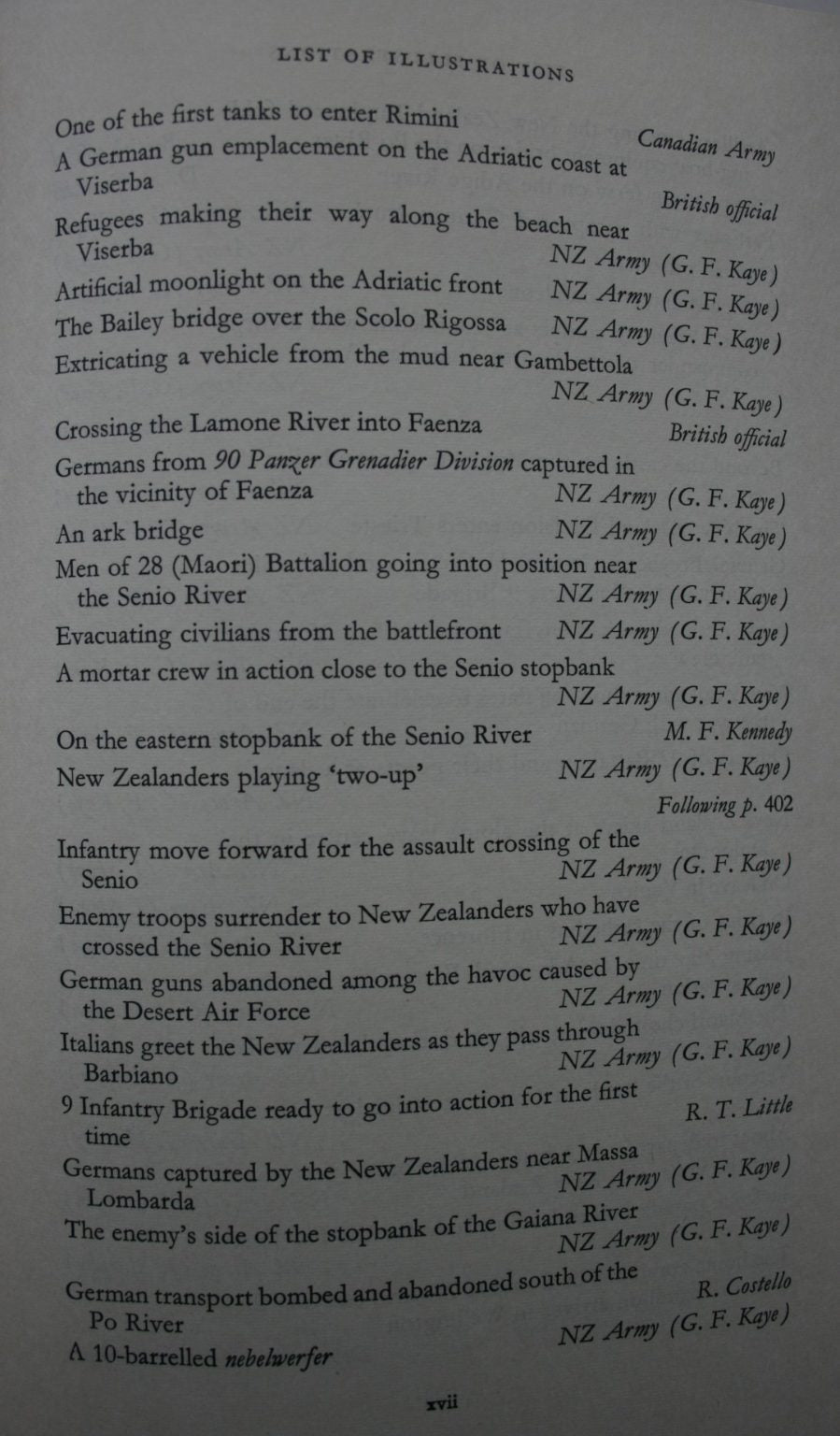 Italy Volume II. From Cassino to Trieste: Official History of New Zealand in the Second World War 1939-45. By W E Murphy.