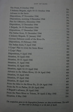 Italy Volume II. From Cassino to Trieste: Official History of New Zealand in the Second World War 1939-45. By W E Murphy.