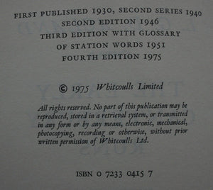 The Early Canterbury Runs By BY L. G. D. Acland. 1975, 4th Revised Edition.