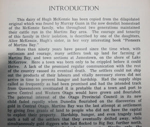 The Diary of Hugh McKenzie of Martins Bay 1918-1919.