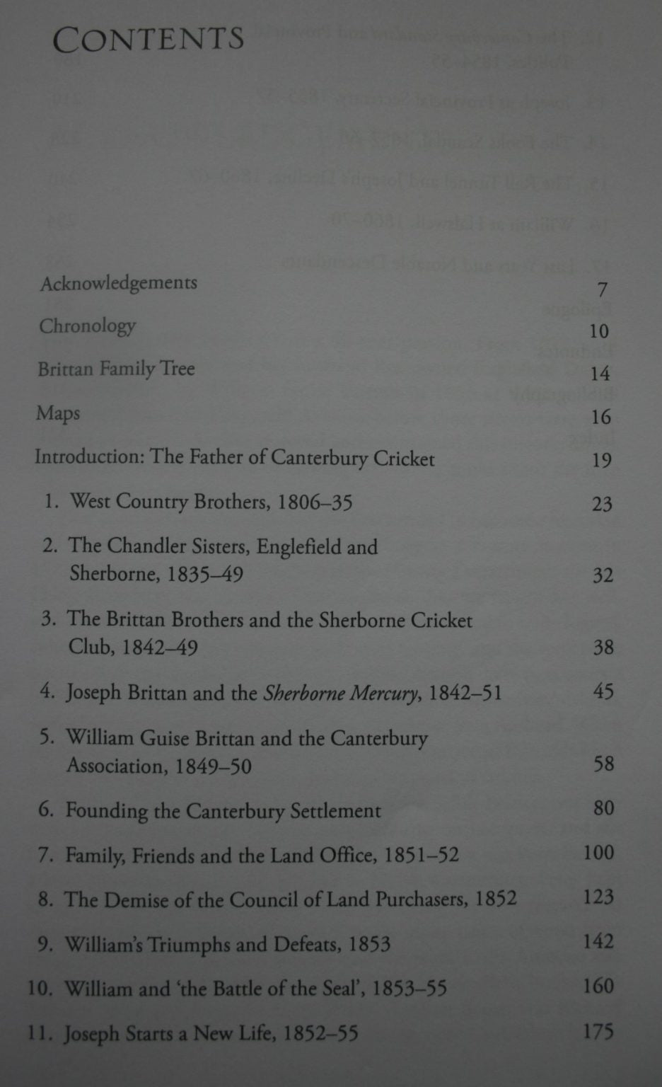 Cricketing Colonists The Brittan Brothers in Early Canterbury by Geoffrey Rice, Frances Ryman.