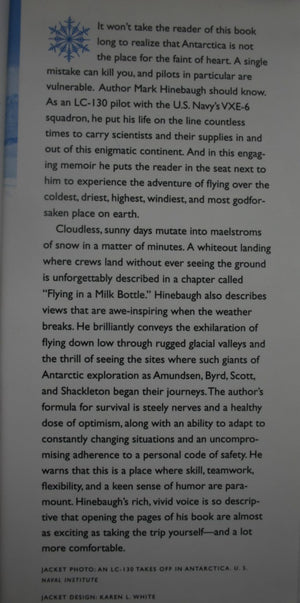 Flying Upside Down True Tales of an Antarctic Pilot By Mark A. Hineburgh.