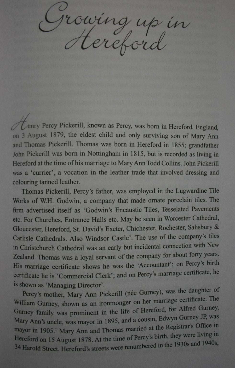 Pickerill Pioneer in Plastic Surgery, Dental Education and Dental Research By Harvey Brown. SIGNED BY AUTHOR