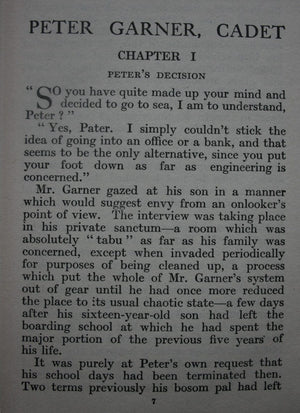 Peter Garner, Cadet. By J F C Westerman