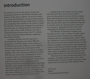 Pride of Place. A History of the Fletcher Construction Company. In Slip Case By Peter Shaw.