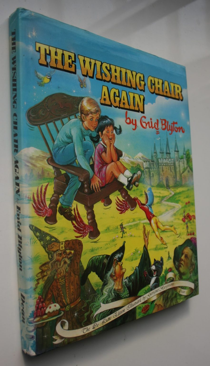 Adventures of the Wishing-Chair: The De Luxe Edition. By Enid Blyton Illustrated by Georgina Hargreaves.