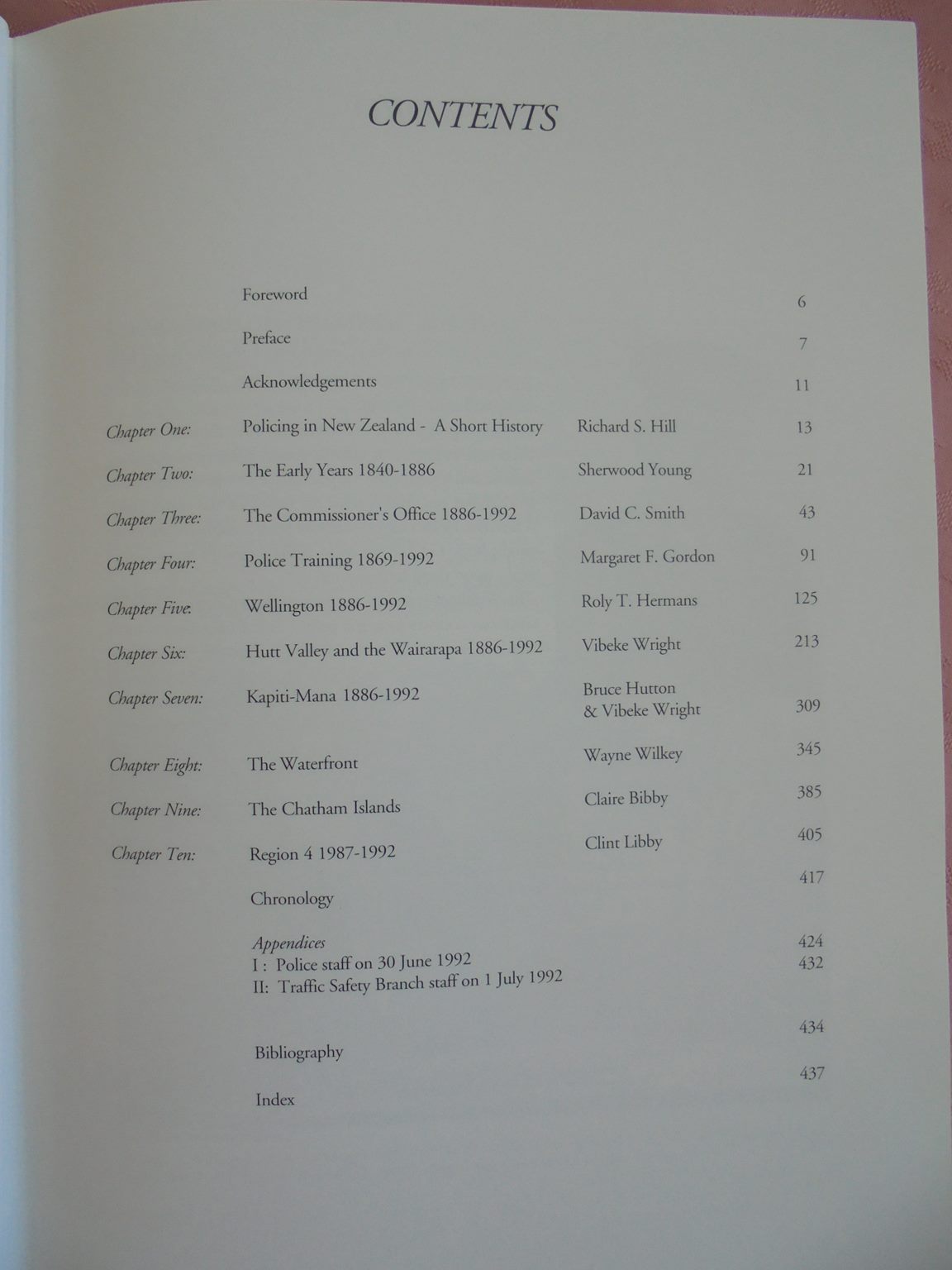 With Confidence and Pride: Policing the Wellington Region 1840-1992 Edited by Sherwood Young. SIGNED BY ALL 10 AUTHORS