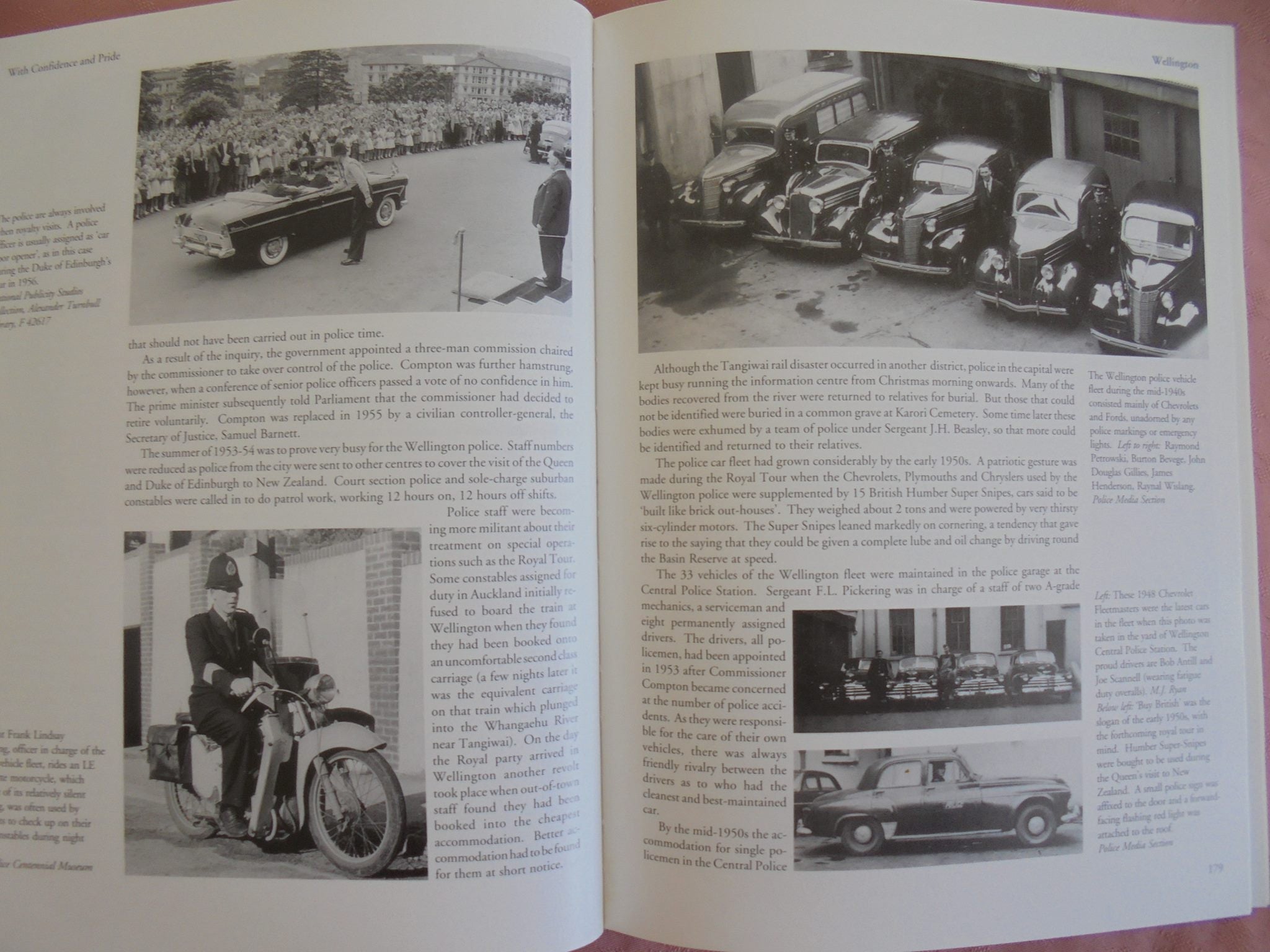 With Confidence and Pride: Policing the Wellington Region 1840-1992 Edited by Sherwood Young. SIGNED BY ALL 10 AUTHORS