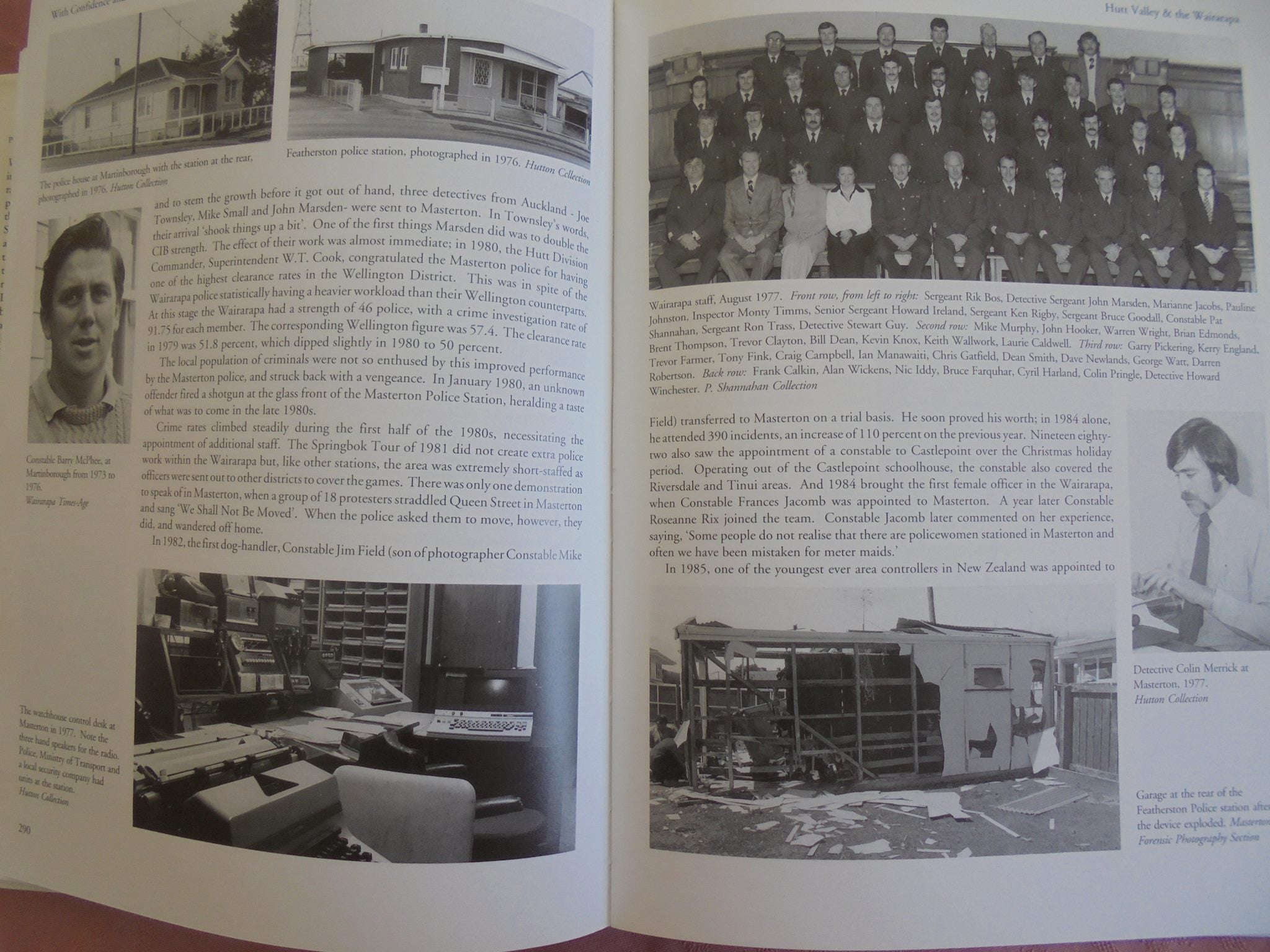 With Confidence and Pride: Policing the Wellington Region 1840-1992 Edited by Sherwood Young. SIGNED BY ALL 10 AUTHORS