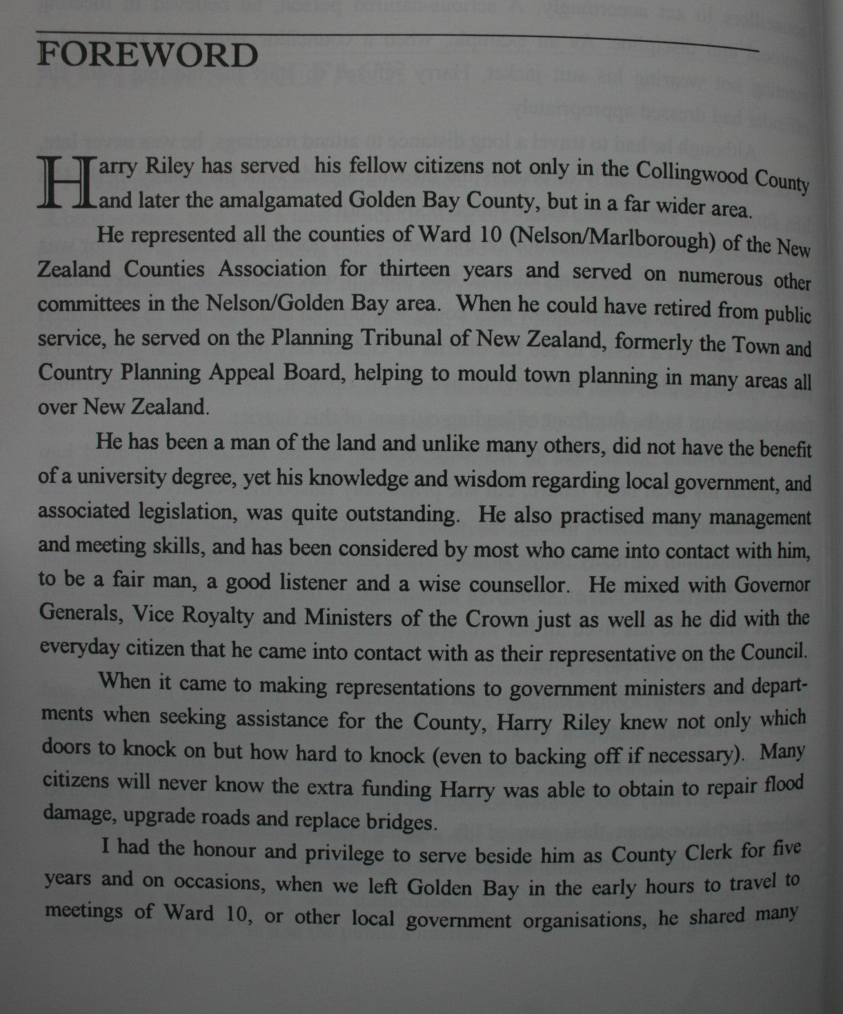 Isolation Is No Barrier: The Memoirs Of Harry Leonard Riley OBE JP by F Bruce King.