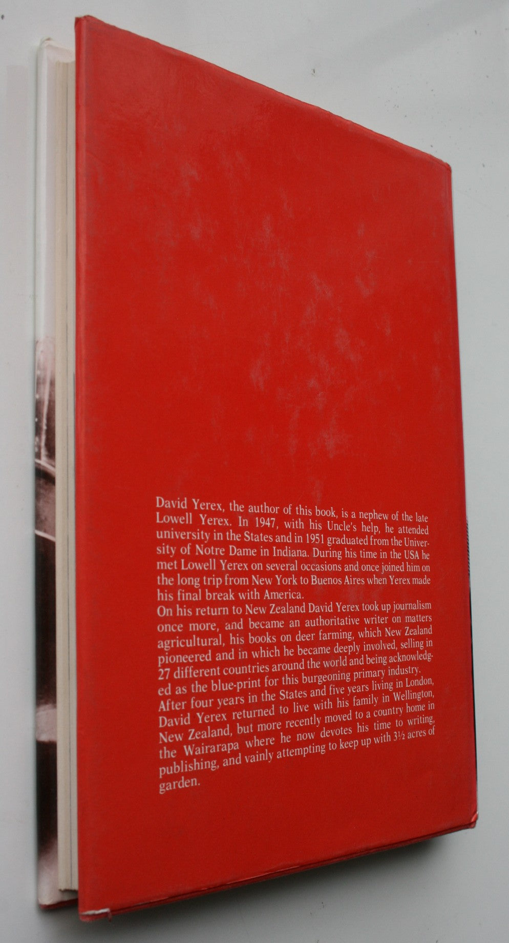 Yerex of TACA: A Kiwi Conquistador. SIGNED HARDBACK by David Yerex