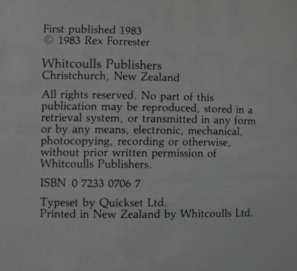 The Chopper Boys New Zealand's Helicopter Hunters. 1983 FIRST EDITION