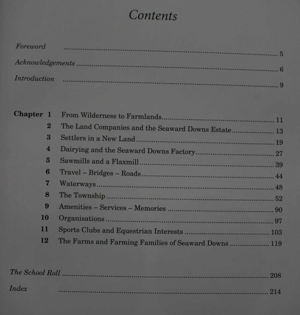 The History Of Seaward Downs - by Agnes Thwaites. [First Edition]