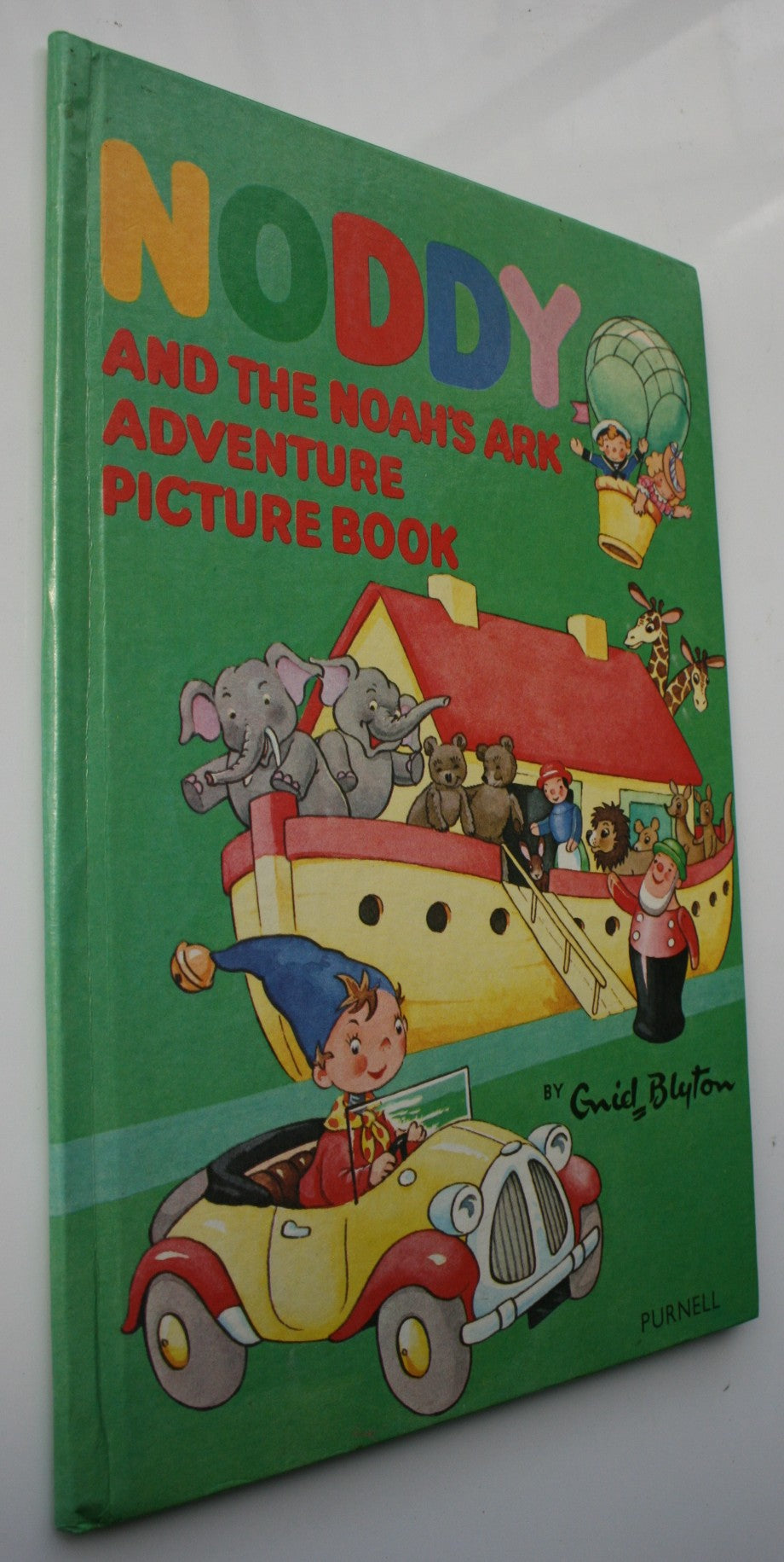Three Vintage Noddy Picture Books. Noddy and His Passengers, Noddy ABC Toyland, Noddy and the Noah's Ark Adventure, Noddy's Toyland Friends, Noddy and His Car