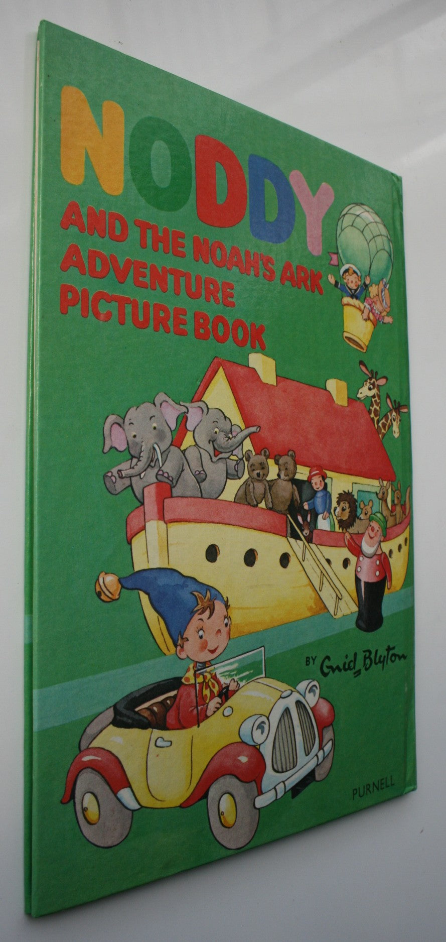Three Vintage Noddy Picture Books. Noddy and His Passengers, Noddy ABC Toyland, Noddy and the Noah's Ark Adventure, Noddy's Toyland Friends, Noddy and His Car