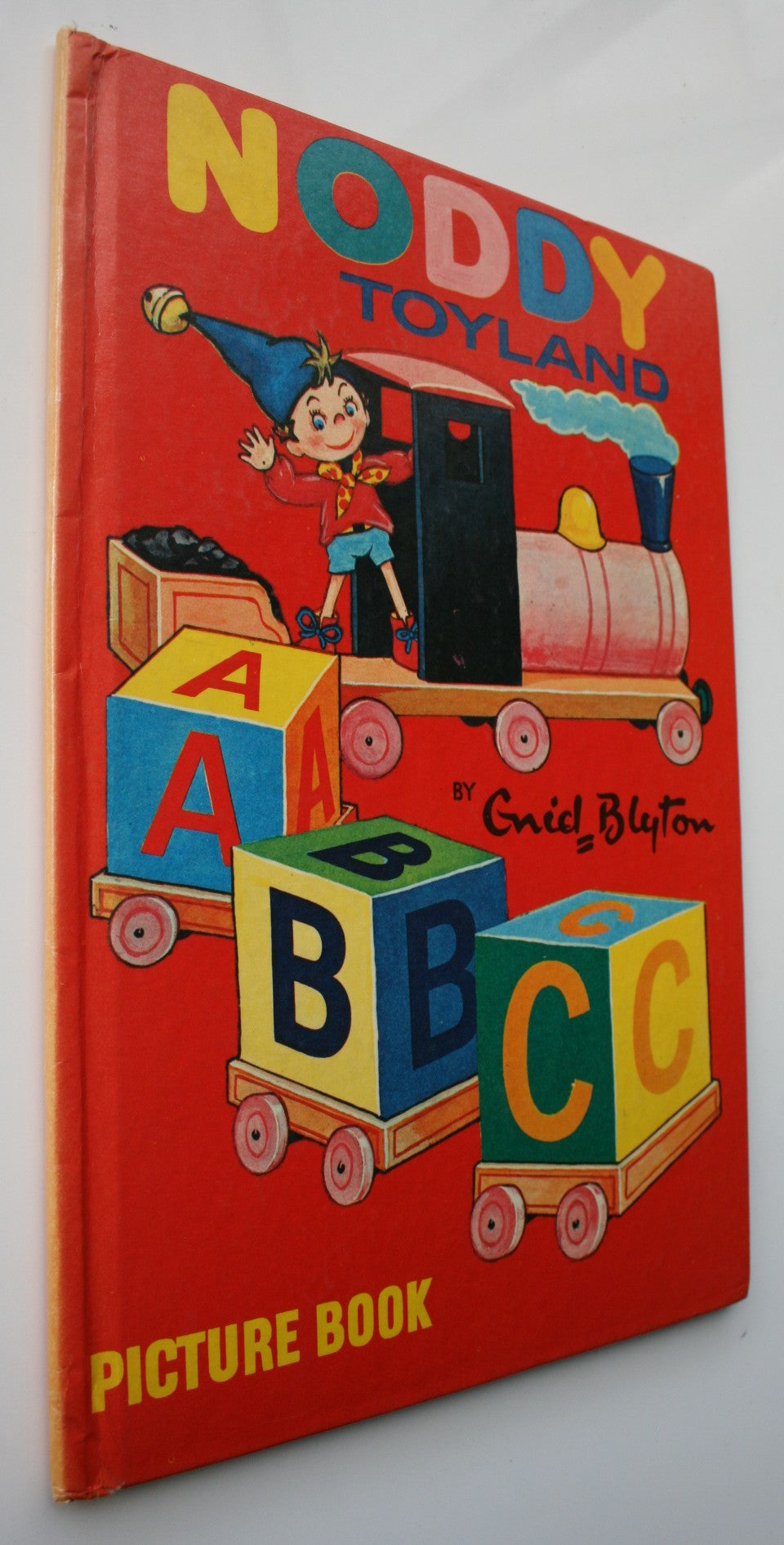 Three Vintage Noddy Picture Books. Noddy and His Passengers, Noddy ABC Toyland, Noddy and the Noah's Ark Adventure, Noddy's Toyland Friends, Noddy and His Car