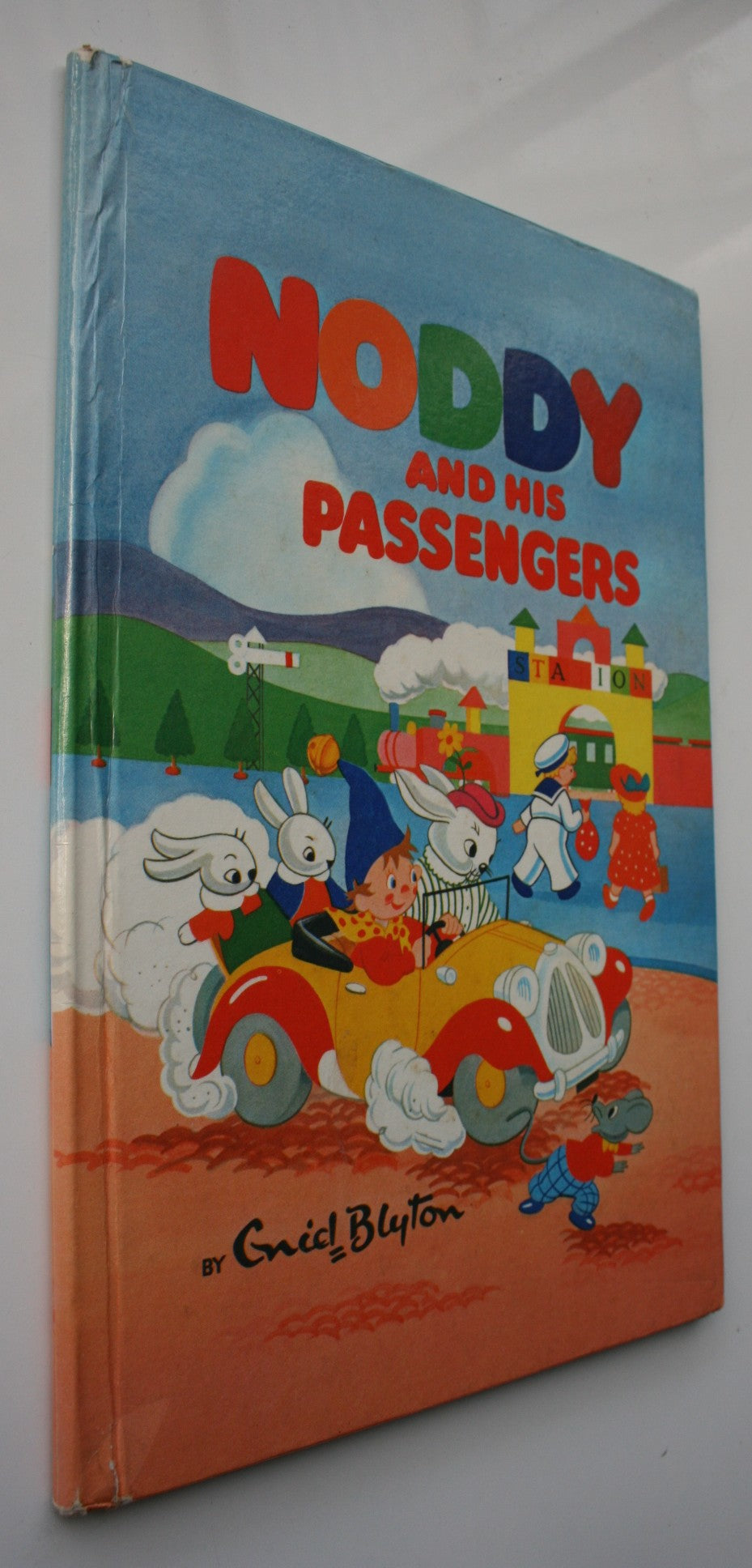 Three Vintage Noddy Picture Books. Noddy and His Passengers, Noddy ABC Toyland, Noddy and the Noah's Ark Adventure, Noddy's Toyland Friends, Noddy and His Car