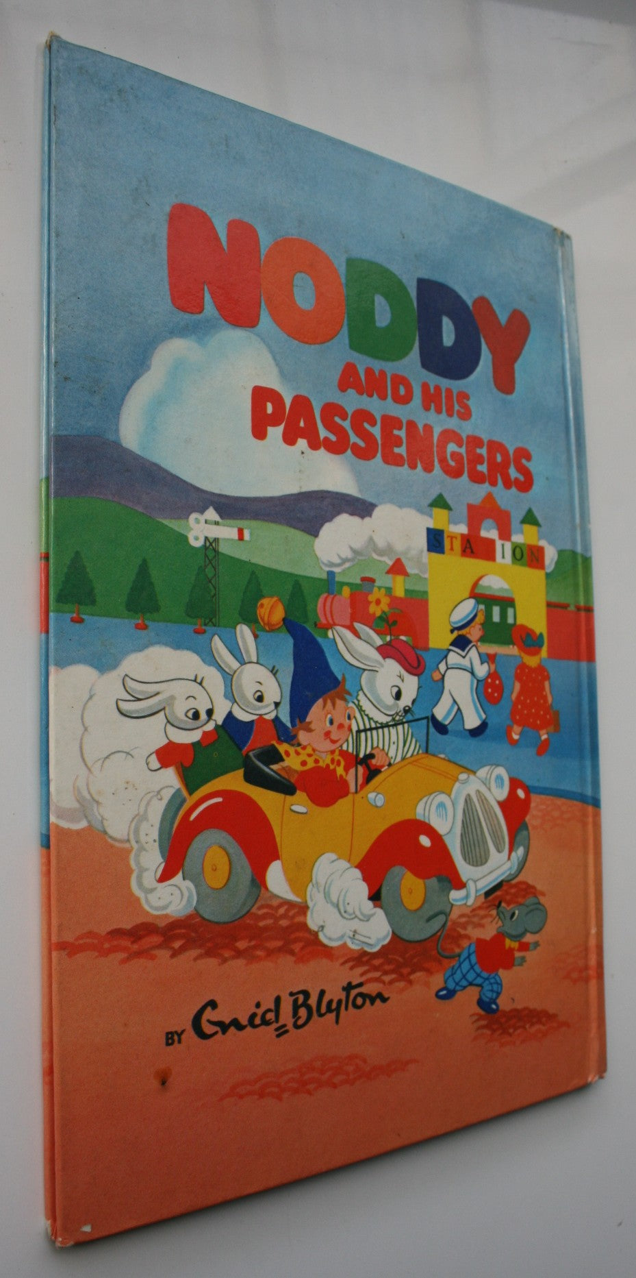 Three Vintage Noddy Picture Books. Noddy and His Passengers, Noddy ABC Toyland, Noddy and the Noah's Ark Adventure, Noddy's Toyland Friends, Noddy and His Car